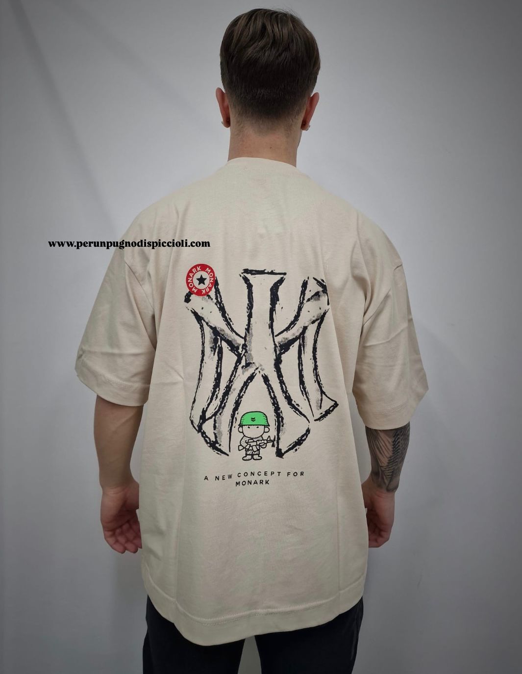 T-Shirt Monark con stampa