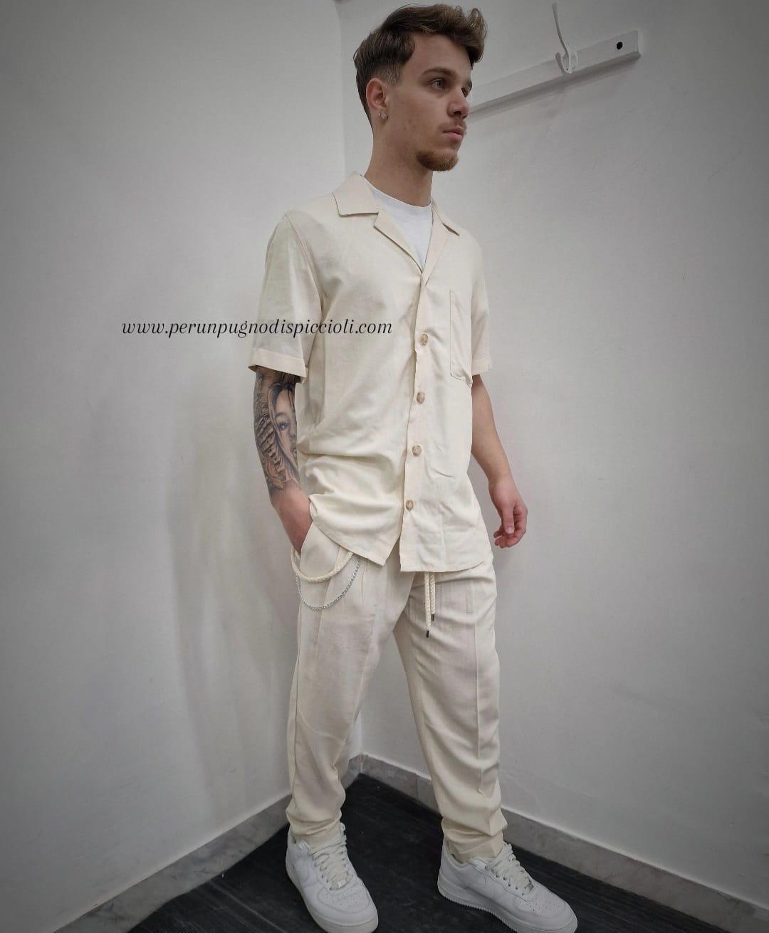 Pantalone con elastico  Noir fox/ Joe Marvin over
