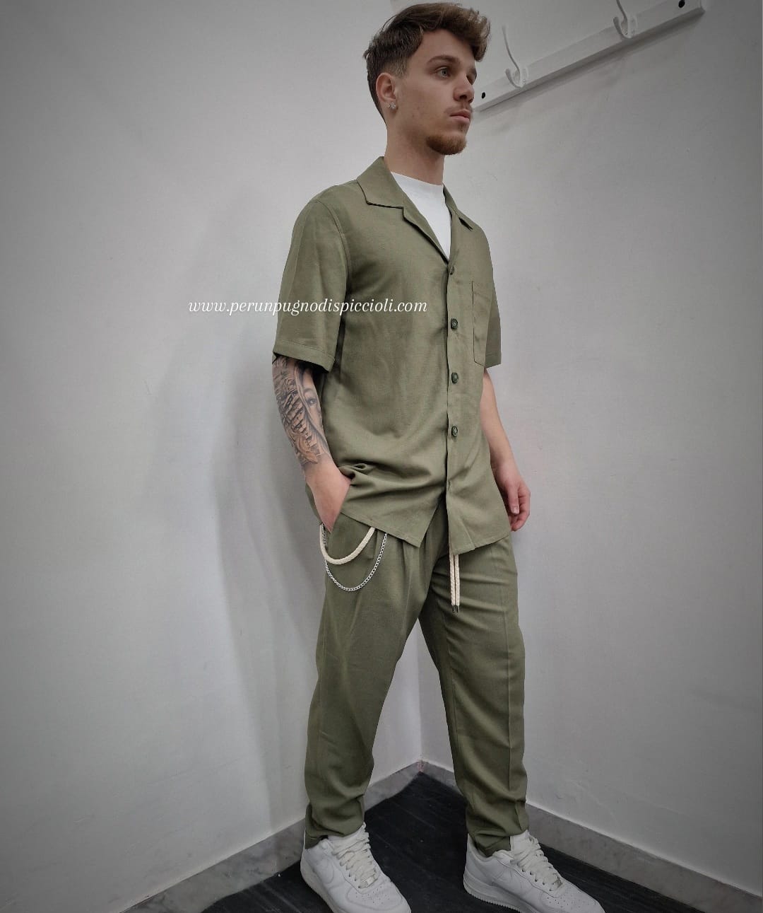 Pantalone con elastico Joe Marvin/ Noir Fox
