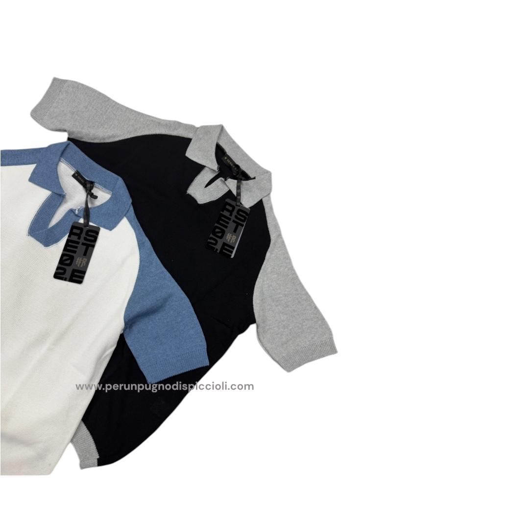 Polo Reset 2.0 in filo senza bottoni