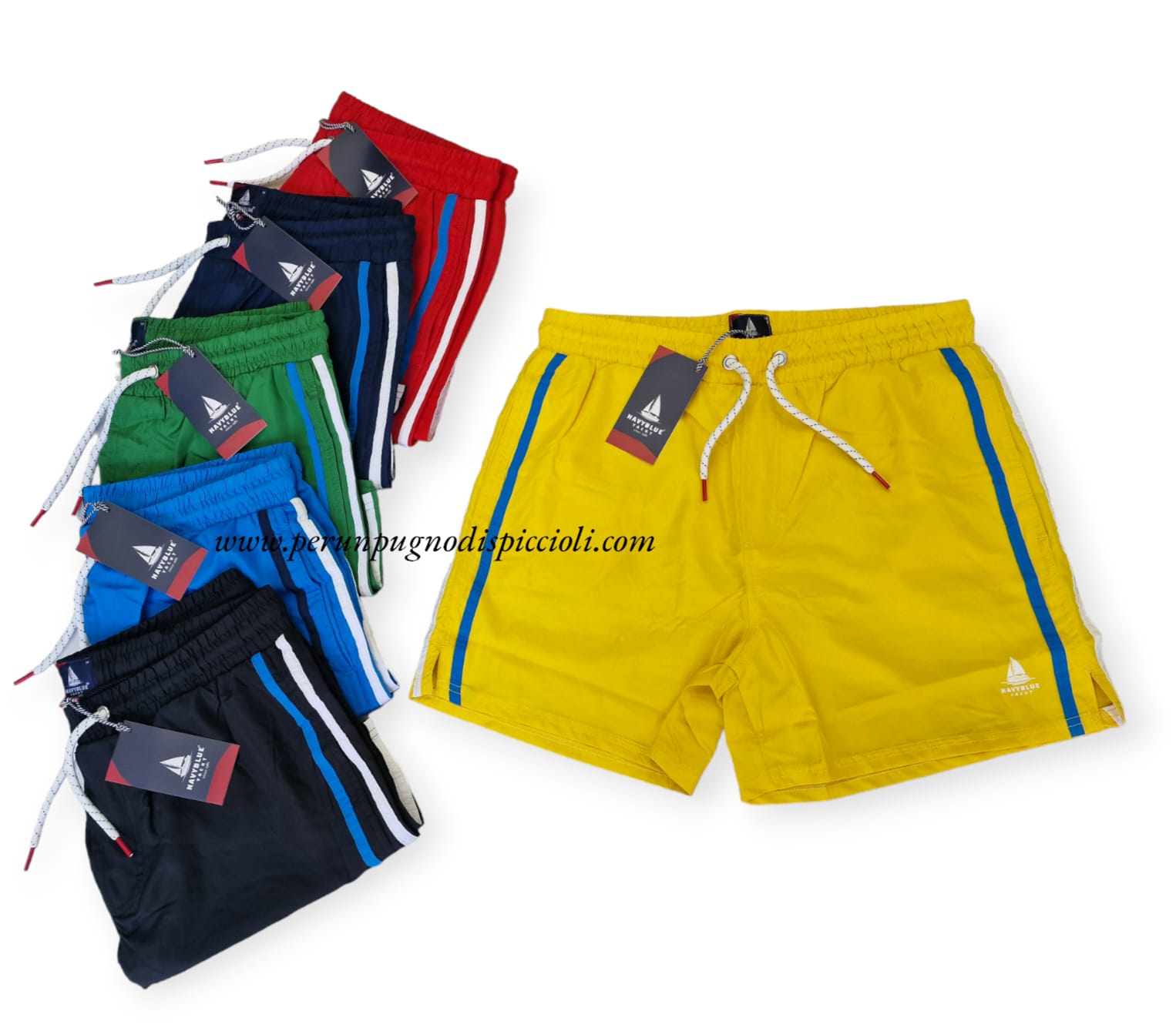 Costume Navy Blue con fasce art: NBY890